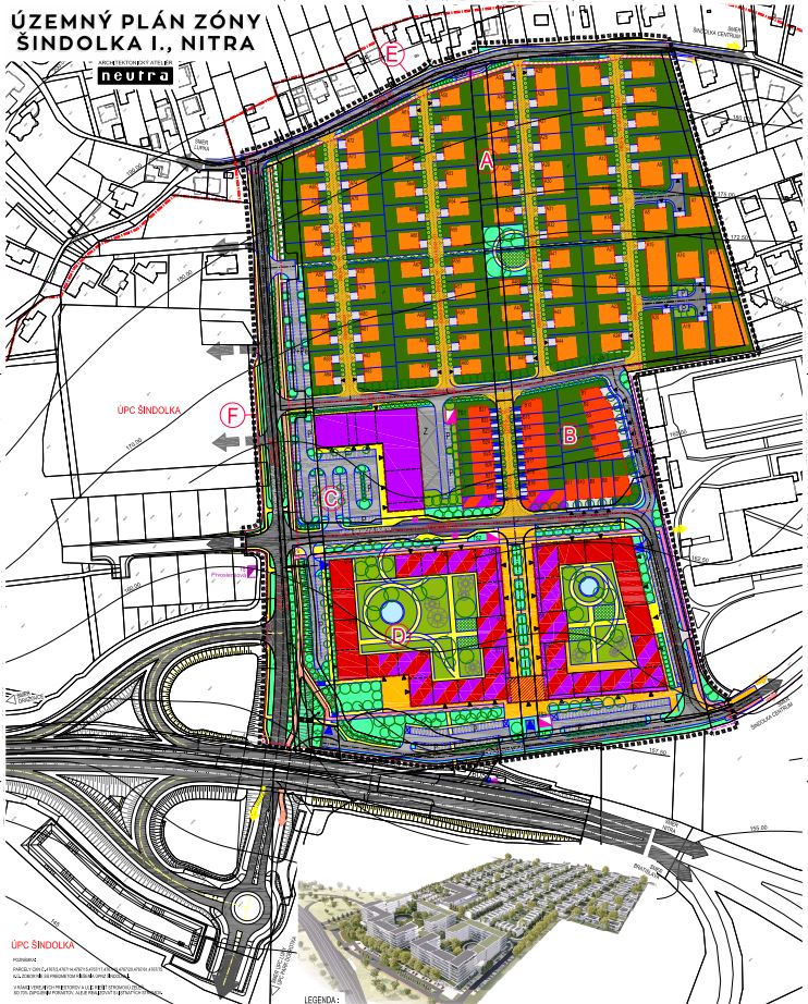 Územný plán zóny Šindolka I., Nitra
