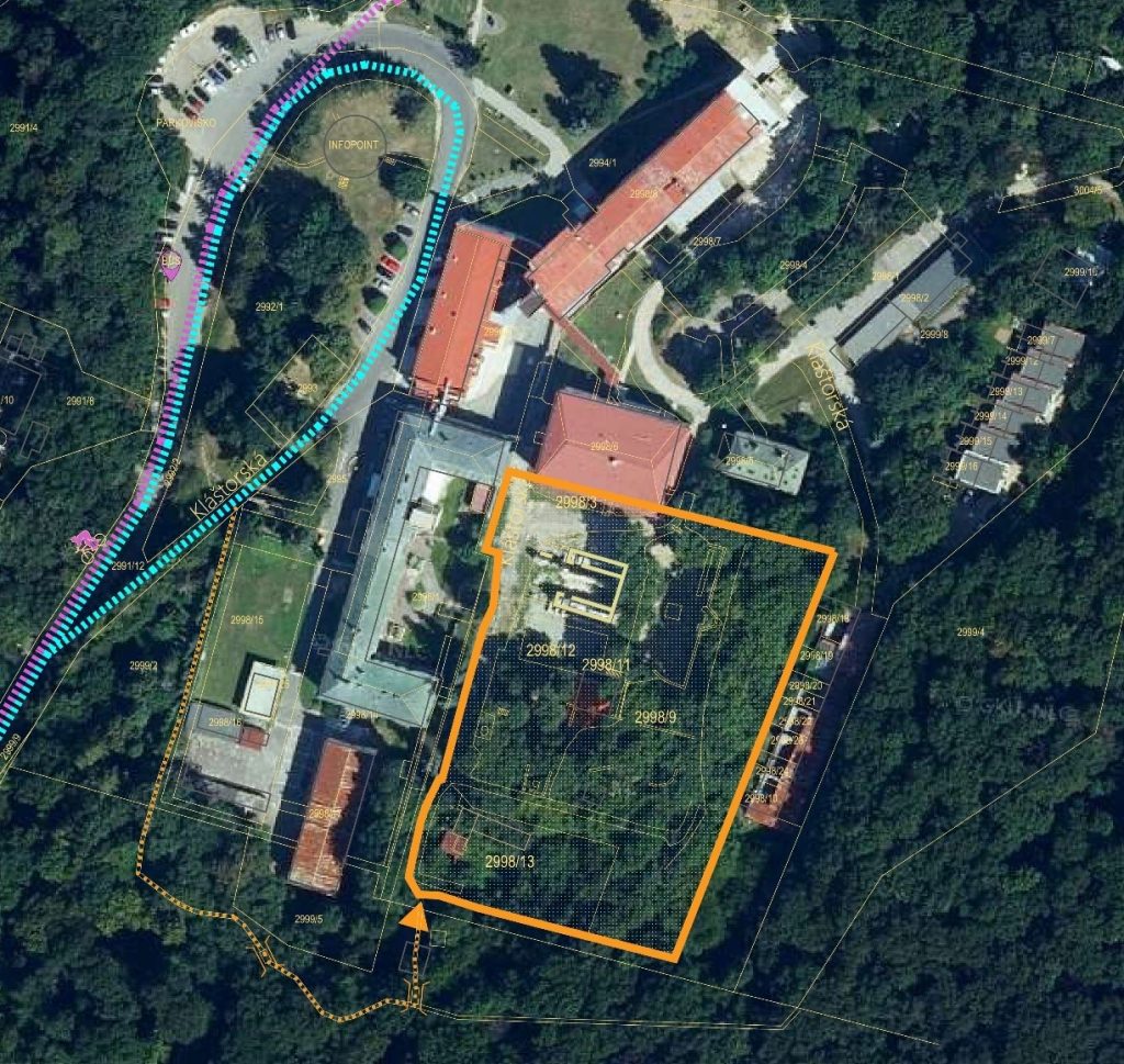 Revitalizácia vnútrobloku Zoborského kláštora 1