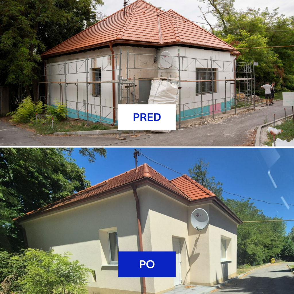 rekonštrukcia domčeku na základnej škole Krčméryho